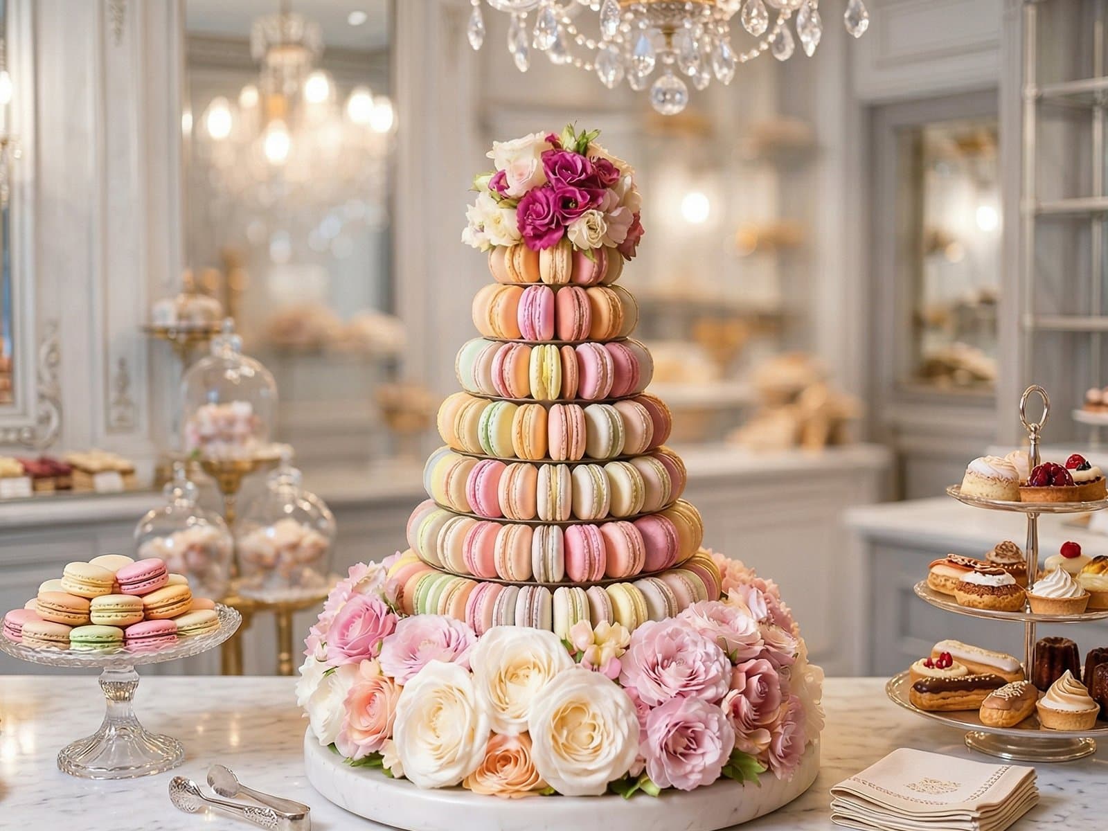 Macaronturm und Produkte für Firmenevents Wien Cupcakes Manufaktur CirCakeDesign