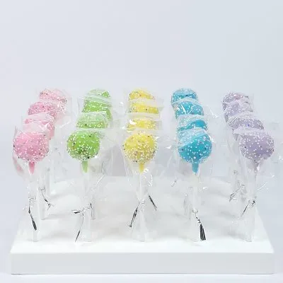 Cakepops 10 Stück eine Farbe verpackt