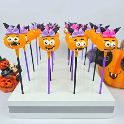 Halloween Cakepop flying Pumkin