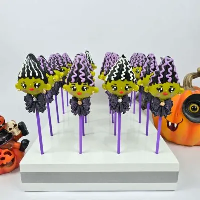 Halloween Cakepop Mrs Frankenstein