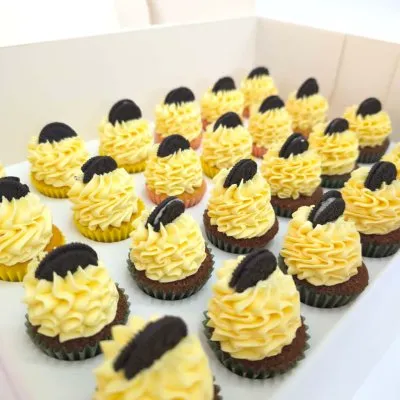 Mini Cupcake Box  24 Stück mit Topping nach Wahl