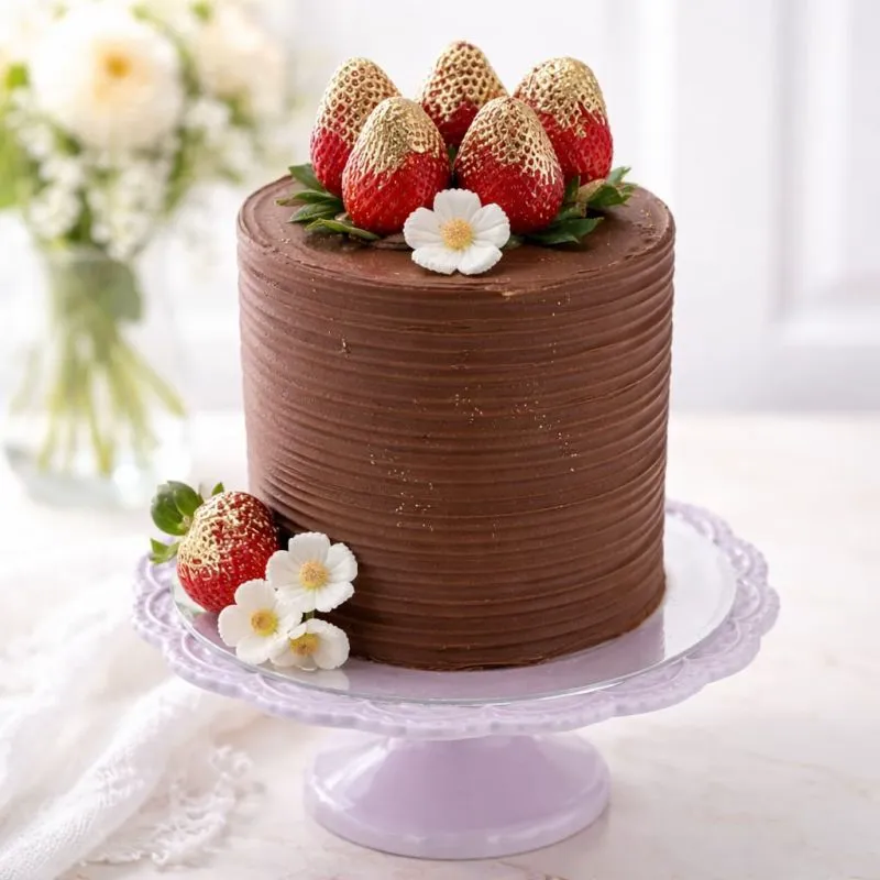 Chocolate Strawberry Cake