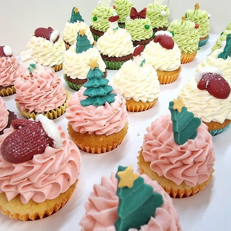 Weihnachts Mini Cupcakes