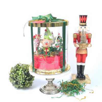 Weihnachts Cakepops 7stk. in Geschenkbox mit Lichterkette
