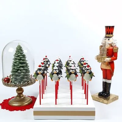 Weihnachts Cakepop Pinguine
