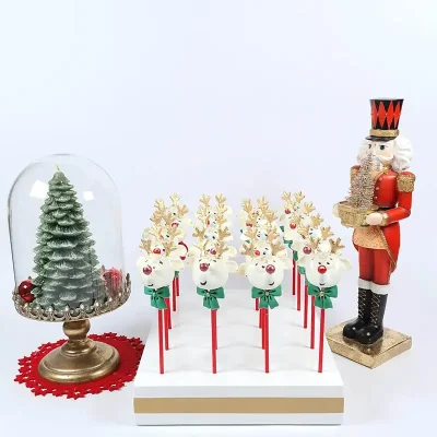 Weihnachts Cakepop Rentier hell